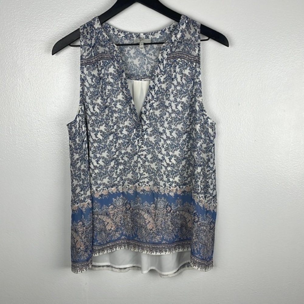 JOIE 100% silk sleeveless shell